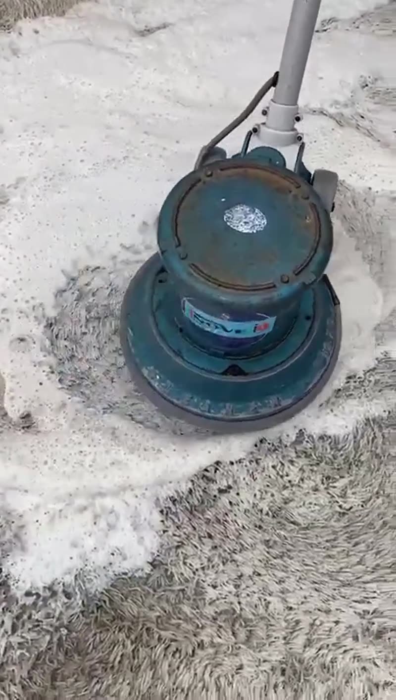 Vídeo: lavagem profissional de tapete